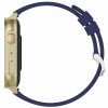 Smartwatch Damski GRAVITY GT15-11 Granatowy Pasek Silikonowy + Złota Bransoleta