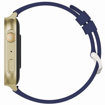 Smartwatch Damski GRAVITY GT15-11 Granatowy Pasek Silikonowy + Złota Bransoleta