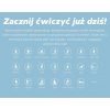 Smartwatch Damski GRAVITY GT15-12 Granatowy Pasek Silikonowy + Czarna Bransoleta