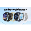 Smartwatch Damski GRAVITY GT15-12 Granatowy Pasek Silikonowy + Czarna Bransoleta