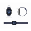 Smartwatch Damski GRAVITY GT15-12 Granatowy Pasek Silikonowy + Czarna Bransoleta