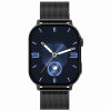 Smartwatch Damski GRAVITY GT15-12 Granatowy Pasek Silikonowy + Czarna Bransoleta