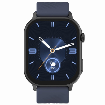 Smartwatch Damski GRAVITY GT15-12 Granatowy Pasek Silikonowy + Czarna Bransoleta