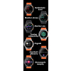 Smartwatch Męski GRAVITY GPS GT24-1 Czarny Pasek Silikonowy + Granatowy Pasek Silikonowy