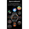 Smartwatch Męski GRAVITY GPS GT24-1 Czarny Pasek Silikonowy + Granatowy Pasek Silikonowy