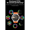 Smartwatch Męski GRAVITY GPS GT24-1 Czarny Pasek Silikonowy + Granatowy Pasek Silikonowy