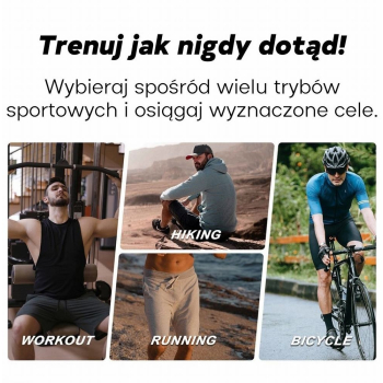 Smartwatch Męski GRAVITY GPS GT24-1 Czarny Pasek Silikonowy + Granatowy Pasek Silikonowy
