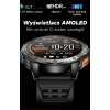 Smartwatch Męski GRAVITY GPS GT24-2 Czarny Pasek Silikonowy + Biały Pasek Silikonowy