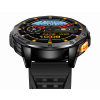 Smartwatch Męski GRAVITY GPS GT24-3 Czarny Pasek Silikonowy + Pomarańczowy Pasek Silikonowy