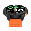 Smartwatch Męski GRAVITY GPS GT24-3 Czarny Pasek Silikonowy + Pomarańczowy Pasek Silikonowy