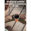 Smartwatch Męski GRAVITY GPS GT24-5 Czarny Pasek Silikonowy + Zielony Pasek Silikonowy