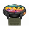 Smartwatch Męski GRAVITY GPS GT24-5 Czarny Pasek Silikonowy + Zielony Pasek Silikonowy