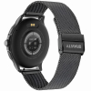 Smartwatch Damski GRAVITY GT12-1 Czarny Pasek Silikonowy + Czarna Bransoleta