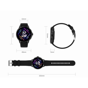 Smartwatch Damski GRAVITY GT12-3 Różowy Pasek Silikonowy + Bransoleta Różowe Złoto