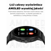 Smartwatch Damski GRAVITY GT12-4 Czarny Pasek Silikonowy + Bransoleta Różowe Złoto