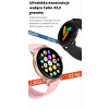 Smartwatch Damski GRAVITY GT12-4 Czarny Pasek Silikonowy + Bransoleta Różowe Złoto
