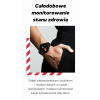 Smartwatch Damski GRAVITY GT12-4 Czarny Pasek Silikonowy + Bransoleta Różowe Złoto