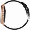 Smartwatch Damski GRAVITY GT12-4 Czarny Pasek Silikonowy + Bransoleta Różowe Złoto