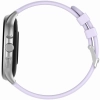 Smartwatch Damski GRAVITY GT12-6 Fioletowy Pasek Silikonowy + Srebrna Bransoleta