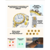 Smartwatch Męski GRAVITY GT16-1 Gold / Złota Bransoleta