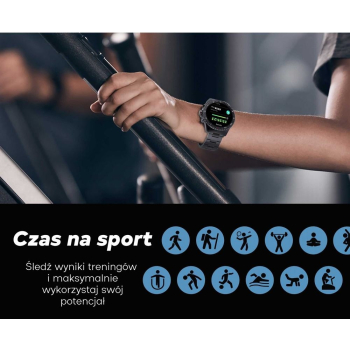 Smartwatch Męski GRAVITY GT16-1 Gold / Złota Bransoleta