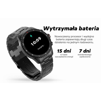 Smartwatch Męski GRAVITY GT16-1 Gold / Złota Bransoleta