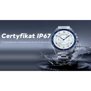 Smartwatch Męski GRAVITY GT16-2 Black / Czarna Bransoleta