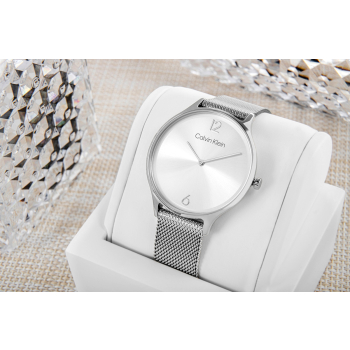 Zegarek Damski CALVIN KLEIN Timeless Mesh 25200001 + BOX