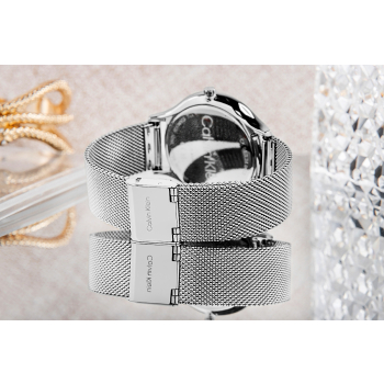 Zegarek Damski CALVIN KLEIN Timeless Mesh 25200001 + BOX