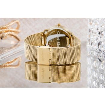 Zegarek Damski CALVIN KLEIN Iconic Mesh 25200034 + BOX