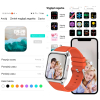 Smartwatch Damski RUBICON RNCE89 Gold Rose SMARUB163