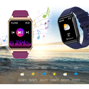 Smartwatch Damski RUBICON RNCE89 Gold Rose SMARUB163