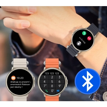 Smartwatch Damski RUBICON RNCF15 Tytan/Light Latte SMARUB260