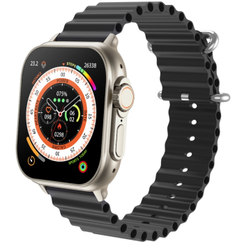 Smartwatch Męski RUBICON RNCF17 Tytan/Black SMARUB268