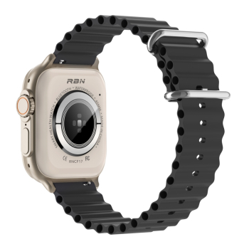 Smartwatch Męski RUBICON RNCF17 Tytan/Black SMARUB268