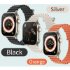 Smartwatch Męski RUBICON RNCF17 Tytan/Orange SMARUB269