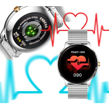 Smartwatch Damski RUBICON RNBE66 Silver SMARUB123