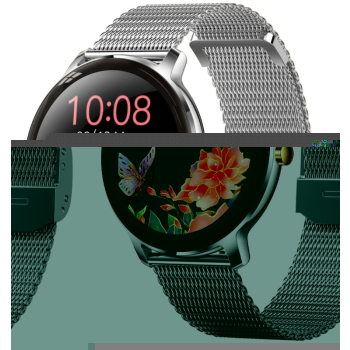 Smartwatch Damski RUBICON RNBE66 Silver SMARUB123