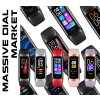 Smartband Damski RUBICON RNCF05 Rose Gold/Berry SMARUB214