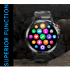 Smartwatch Męski RUBICON RNCF08 Black/Moro SMARUB232