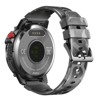 Smartwatch Męski RUBICON RNCF08 Black/Moro SMARUB232