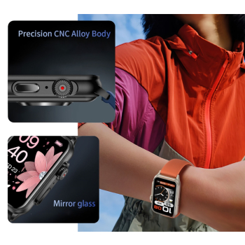 Smartwatch Damski RUBICON RNCF06 Rose Gold/Pink SMARUB223