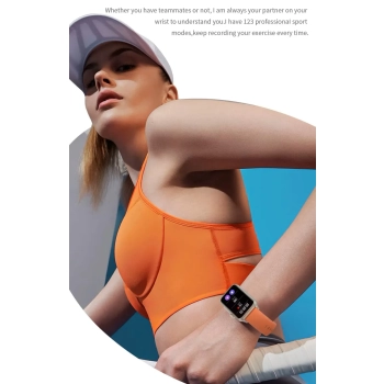 Smartwatch Damski RUBICON RNCF06 Tytan/Orange SMARUB221