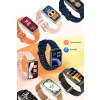 Smartwatch Damski RUBICON RNCF06 Black/Dark Blue SMARUB220