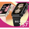 Smartwatch Damski RUBICON RNCF06 Black/Dark Blue SMARUB220