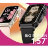 Smartwatch Damski RUBICON RNCF06 Black/Dark Blue SMARUB220