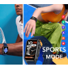 Smartwatch Damski RUBICON RNCF06 Black/Dark Blue SMARUB220