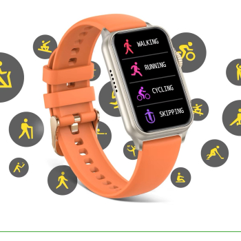 Smartwatch Damski RUBICON RNCF06 Black SMARUB215