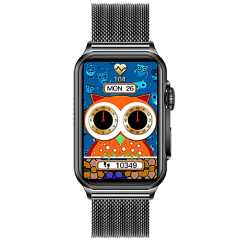 Smartwatch Damski RUBICON RNCF06 Black SMARUB215
