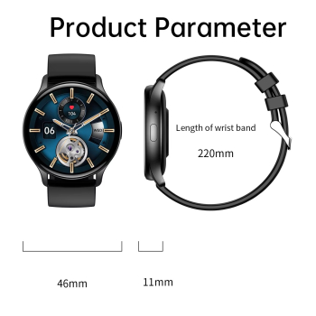 Smartwatch RUBICON RNCF11 Black SMARUB240